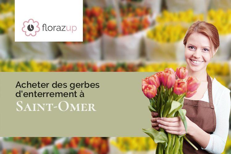 coeurs de fleurs pour des funérailles à Saint-Omer (Calvados/14220)