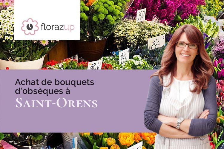 créations florales pour des obsèques à Saint-Orens (Gers/32120)