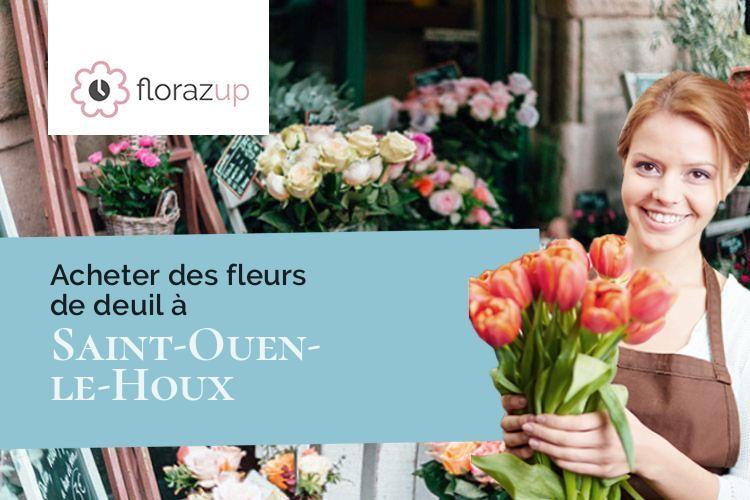 bouquets de fleurs pour un enterrement à Saint-Ouen-le-Houx (Calvados/14140)
