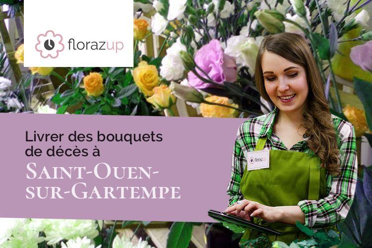 coeurs de fleurs pour un décès à Saint-Ouen-sur-Gartempe (Haute-Vienne/87300)