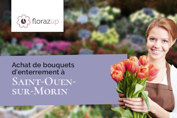 coeurs de fleurs pour des obsèques à Saint-Ouen-sur-Morin (Seine-et-Marne/77750)