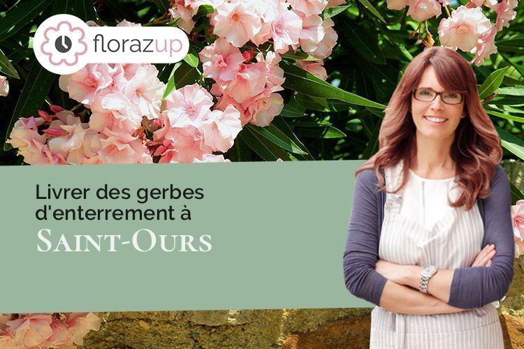 coupes de fleurs pour des obsèques à Saint-Ours (Puy-de-Dôme/63230)