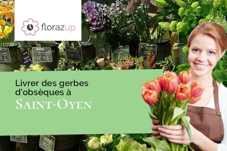 compositions florales pour un enterrement à Saint-Oyen (Savoie/73260)