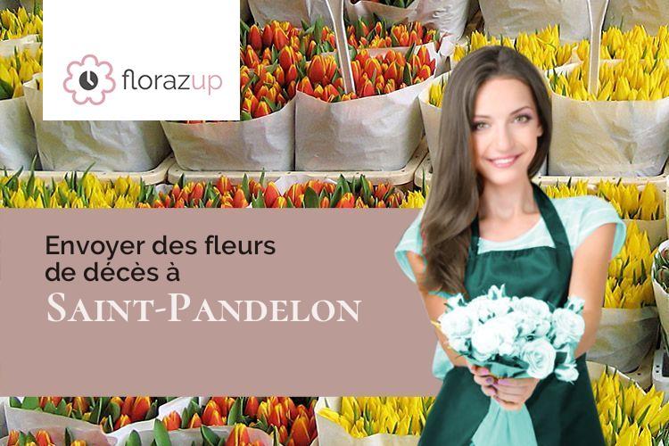 coeurs de fleurs pour un deuil à Saint-Pandelon (Landes/40180)
