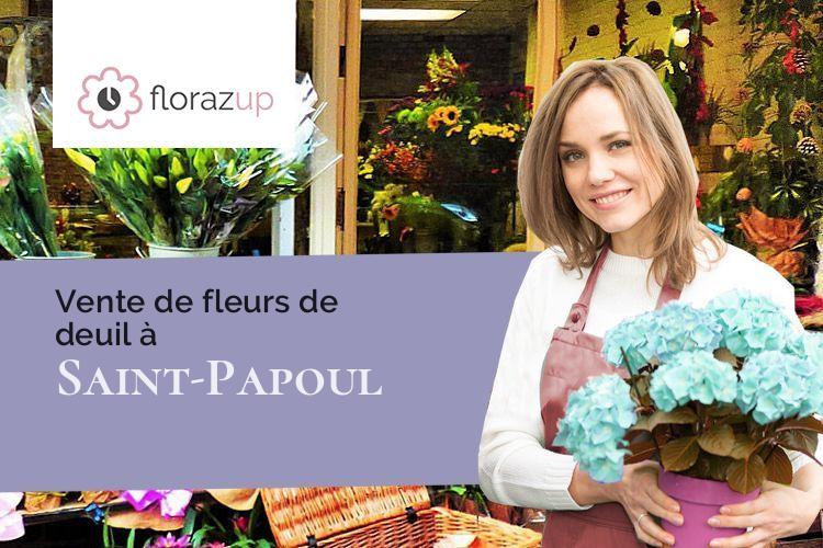 plantes pour un deuil à Saint-Papoul (Aude/11400)