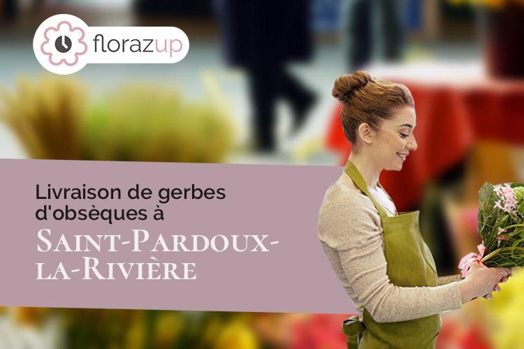 bouquets de fleurs pour un deuil à Saint-Pardoux-la-Rivière (Dordogne/24470)