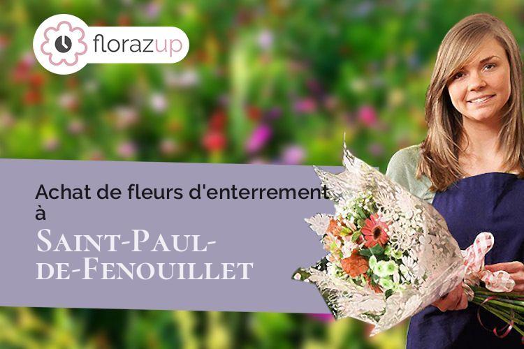 gerbes de fleurs pour des obsèques à Saint-Paul-de-Fenouillet (Pyrénées-Orientales/66220)