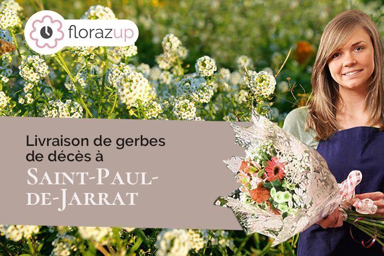 coupes de fleurs pour des obsèques à Saint-Paul-de-Jarrat (Ariège/09000)