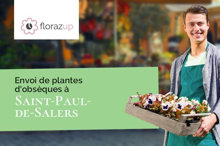 bouquets de fleurs pour un deuil à Saint-Paul-de-Salers (Cantal/15140)