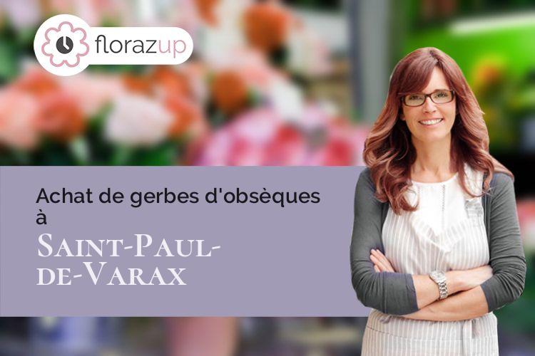 coupes de fleurs pour un deuil à Saint-Paul-de-Varax (Ain/01240)