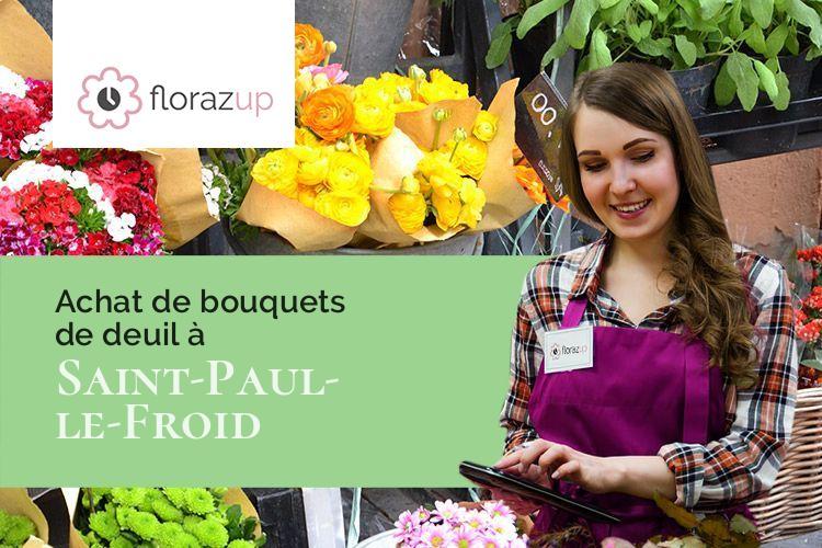 compositions de fleurs pour une crémation à Saint-Paul-le-Froid (Lozère/48600)