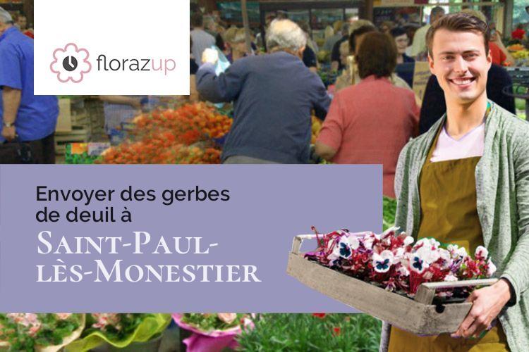 croix de fleurs pour une crémation à Saint-Paul-lès-Monestier (Isère/38650)