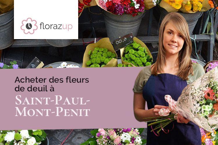 bouquets de fleurs pour des funérailles à Saint-Paul-Mont-Penit (Vendée/85670)