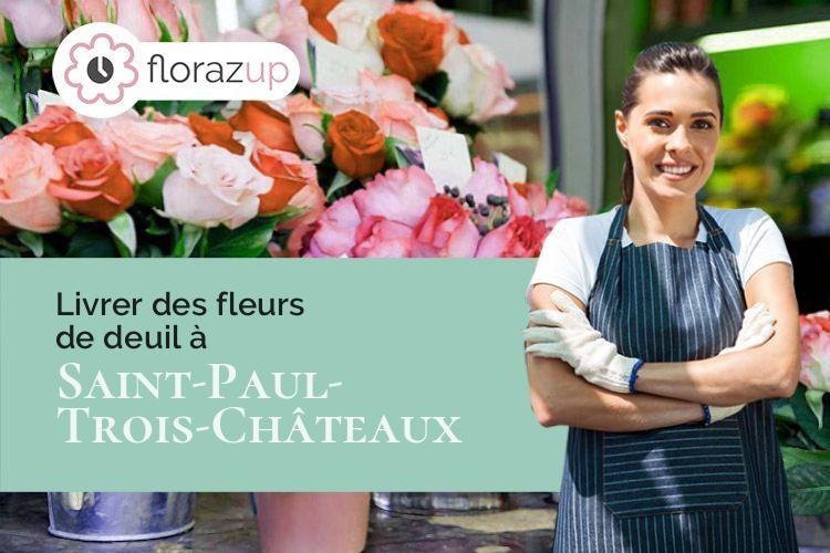 créations de fleurs pour une crémation à Saint-Paul-Trois-Châteaux (Drôme/26130)