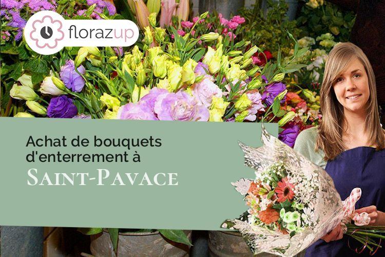 coeur de fleurs pour des funérailles à Saint-Pavace (Sarthe/72190)