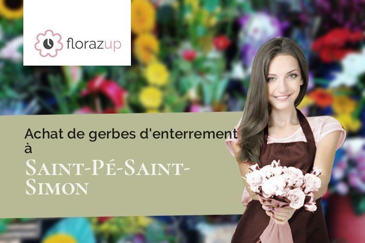 couronnes florales pour des obsèques à Saint-Pé-Saint-Simon (Lot-et-Garonne/47170)