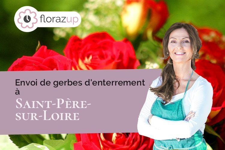 gerbes de fleurs pour un enterrement à Saint-Père-sur-Loire (Loiret/45600)