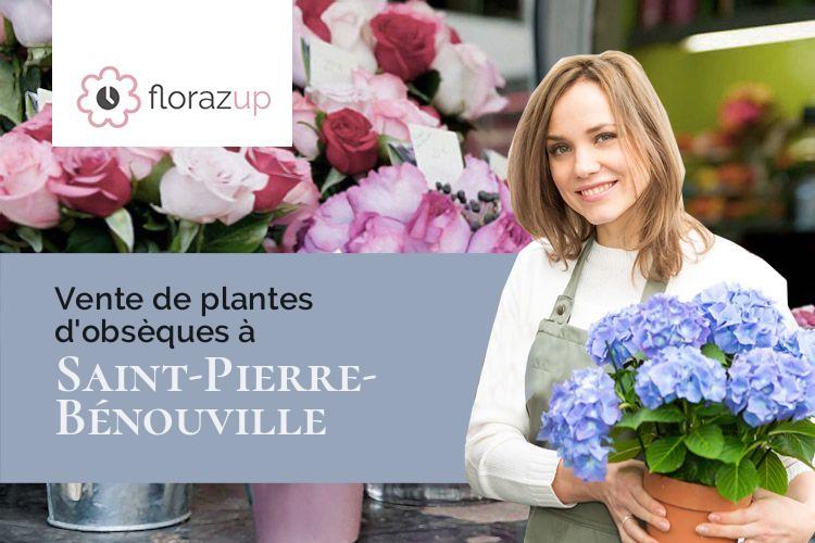 bouquets de fleurs pour un deuil à Saint-Pierre-Bénouville (Seine-Maritime/76890)