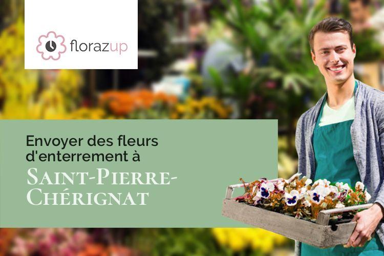 compositions florales pour des obsèques à Saint-Pierre-Chérignat (Creuse/23430)