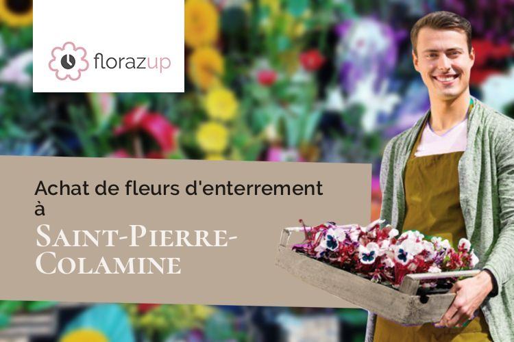 créations florales pour des obsèques à Saint-Pierre-Colamine (Puy-de-Dôme/63610)