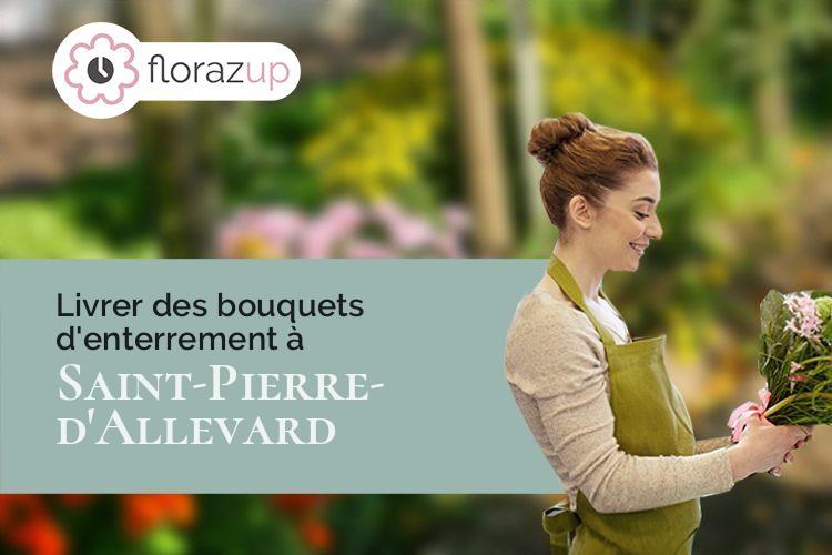 créations de fleurs pour des obsèques à Saint-Pierre-d'Allevard (Isère/38830)