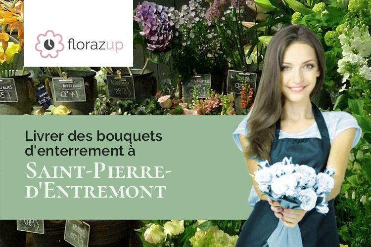 créations de fleurs pour un décès à Saint-Pierre-d'Entremont (Savoie/73670)