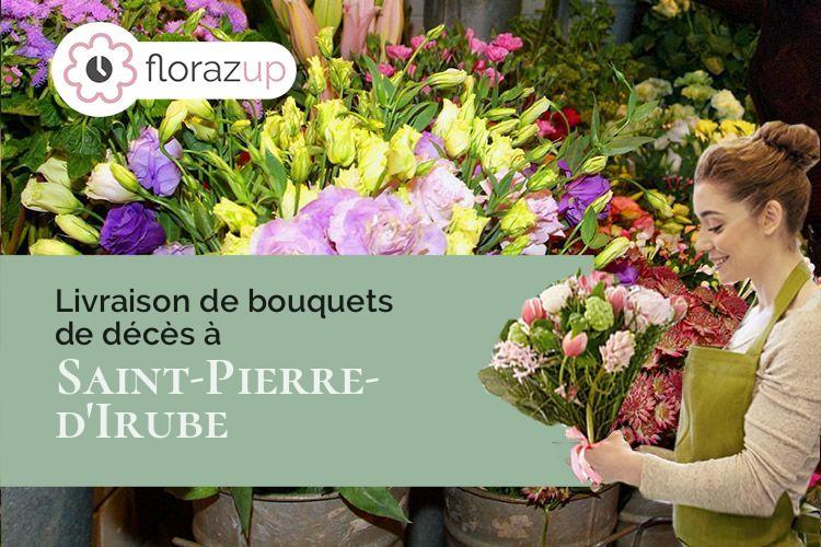 compositions de fleurs pour des obsèques à Saint-Pierre-d'Irube (Pyrénées-Atlantiques/64990)