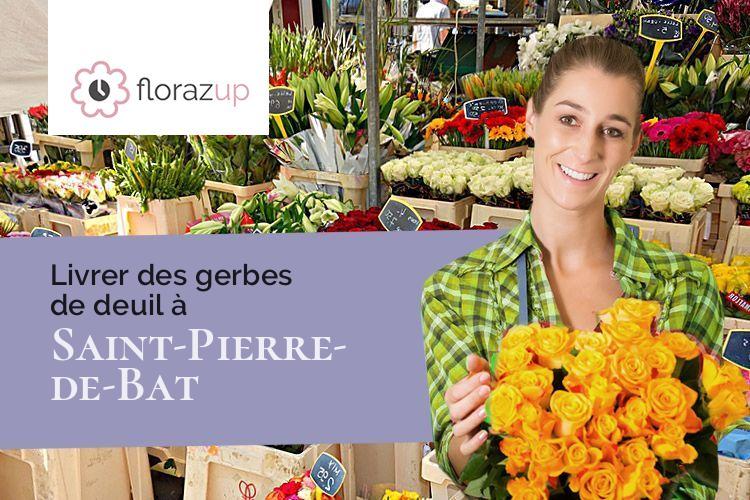 créations de fleurs pour un enterrement à Saint-Pierre-de-Bat (Gironde/33760)