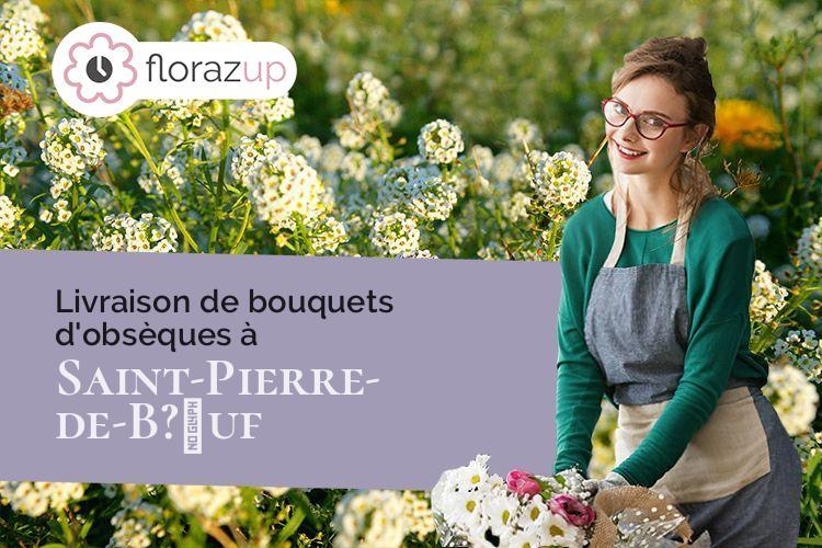 coupes de fleurs pour des obsèques à Saint-Pierre-de-B?œuf (Loire/42520)