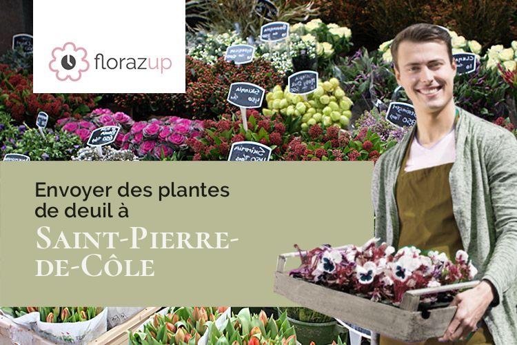 coupes de fleurs pour des funérailles à Saint-Pierre-de-Côle (Dordogne/24800)