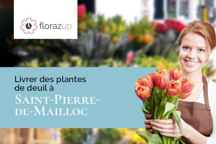 coupes de fleurs pour des obsèques à Saint-Pierre-de-Mailloc (Calvados/14290)