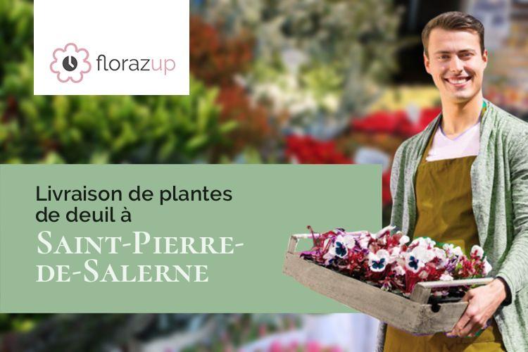 coupes de fleurs pour un deuil à Saint-Pierre-de-Salerne (Eure/27800)