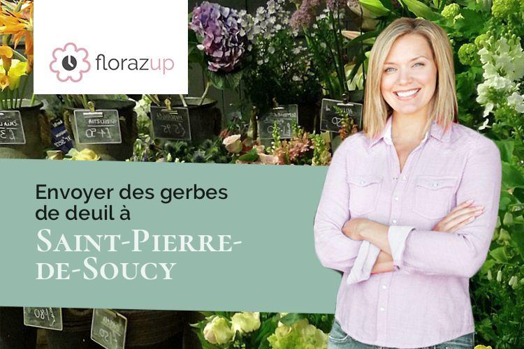 gerbes de fleurs pour un enterrement à Saint-Pierre-de-Soucy (Savoie/73800)