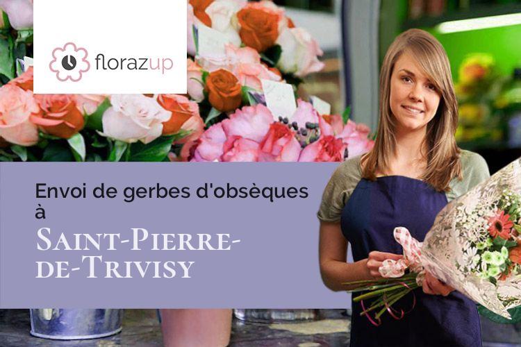 couronnes florales pour un décès à Saint-Pierre-de-Trivisy (Tarn/81330)