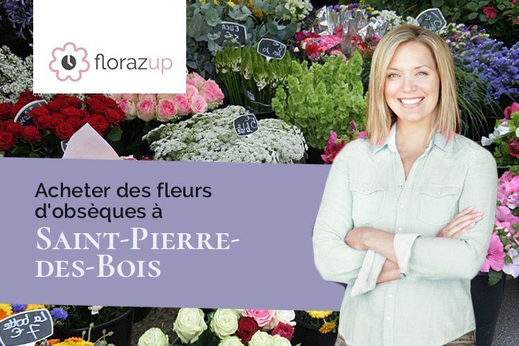 couronnes florales pour une crémation à Saint-Pierre-des-Bois (Sarthe/72430)