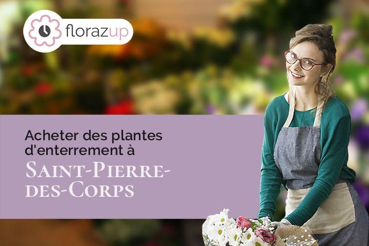 coeur de fleurs pour des funérailles à Saint-Pierre-des-Corps (Indre-et-Loire/37700)