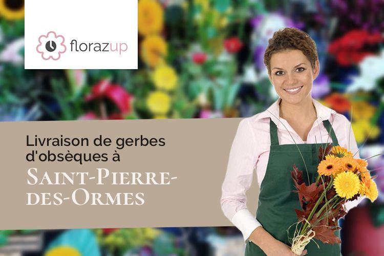 couronnes florales pour un deuil à Saint-Pierre-des-Ormes (Sarthe/72600)