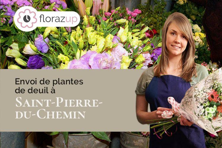 gerbes de fleurs pour une crémation à Saint-Pierre-du-Chemin (Vendée/85120)