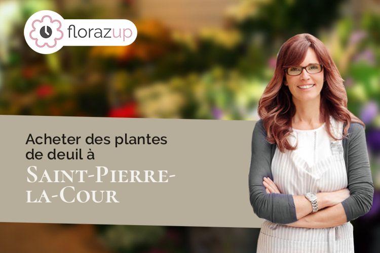 coupes de fleurs pour un décès à Saint-Pierre-la-Cour (Mayenne/53410)