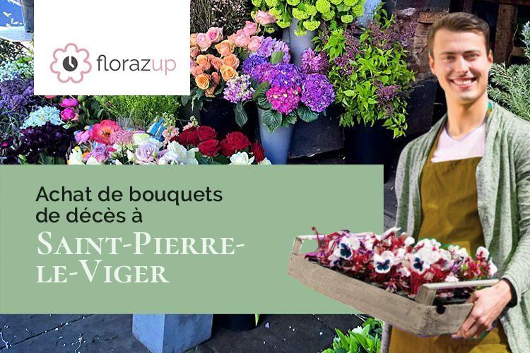 coupes de fleurs pour un décès à Saint-Pierre-le-Viger (Seine-Maritime/76740)