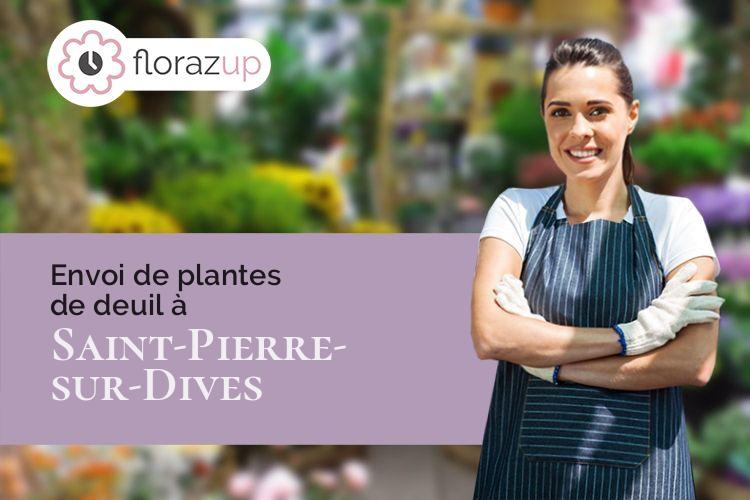 créations florales pour un deuil à Saint-Pierre-sur-Dives (Calvados/14170)