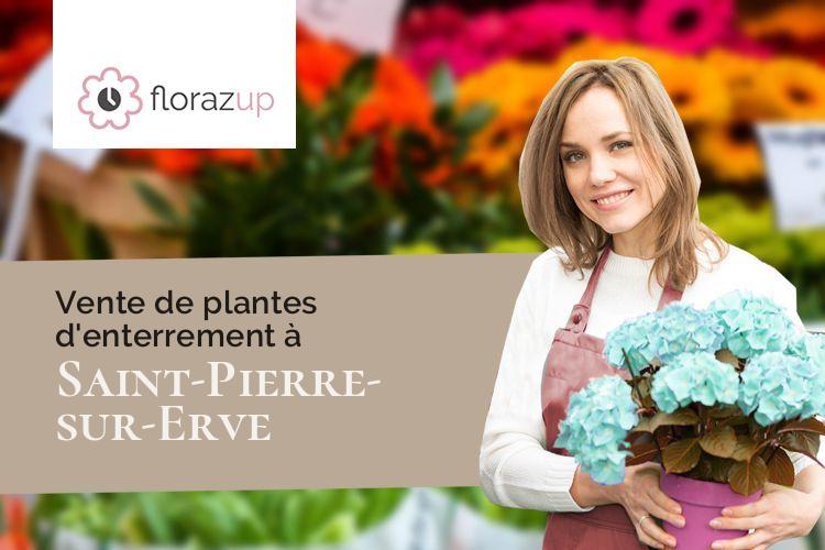bouquets de fleurs pour des obsèques à Saint-Pierre-sur-Erve (Mayenne/53270)