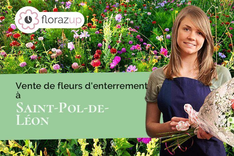 plantes pour un deuil à Saint-Pol-de-Léon (Finistère/29250)
