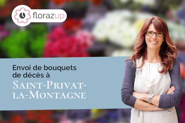 compositions florales pour un décès à Saint-Privat-la-Montagne (Moselle/57124)