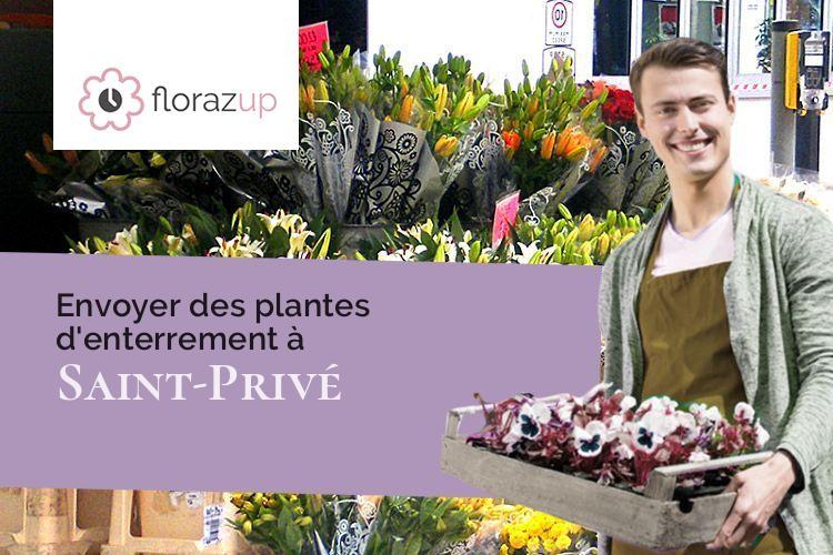 coupes de fleurs pour un décès à Saint-Privé (Yonne/89220)