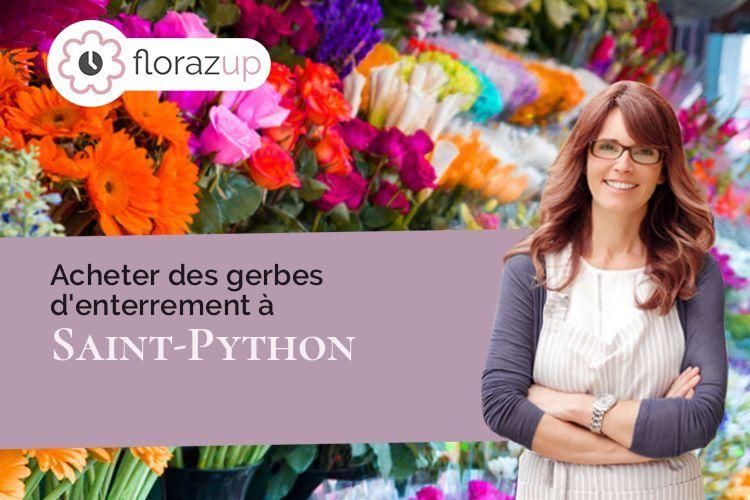 compositions de fleurs pour une crémation à Saint-Python (Nord/59730)