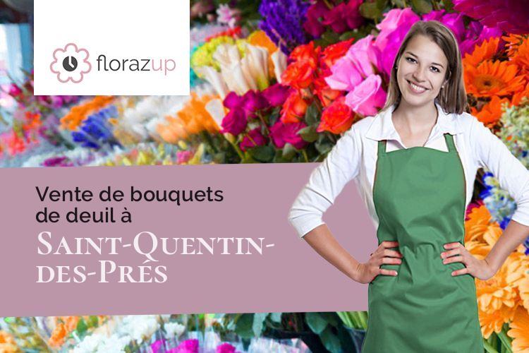 coeurs de fleurs pour des obsèques à Saint-Quentin-des-Prés (Oise/60380)