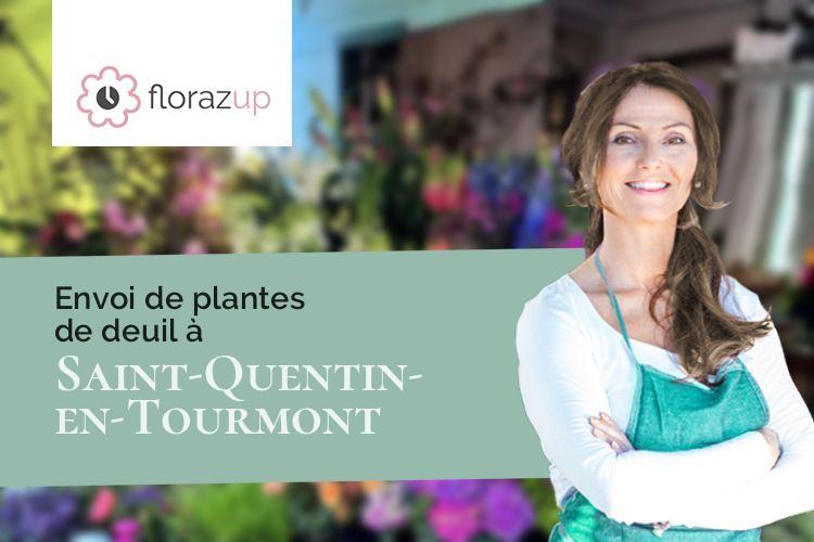 créations florales pour une crémation à Saint-Quentin-en-Tourmont (Somme/80120)