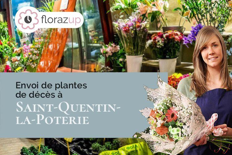créations florales pour une crémation à Saint-Quentin-la-Poterie (Gard/30700)