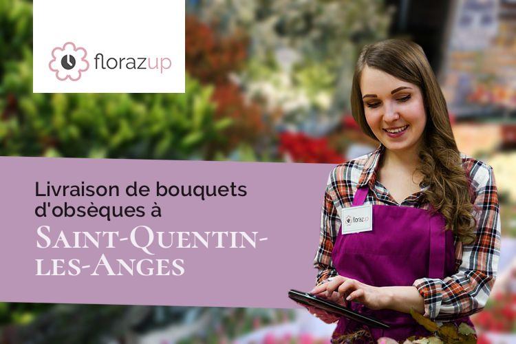 gerbes de fleurs pour un décès à Saint-Quentin-les-Anges (Mayenne/53400)